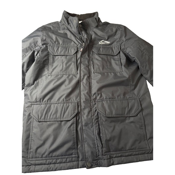Maxpedition Other - Xpedition Mens Winter Jacket Black Ripstop Quilted Puffer Coat Cargo Pockets XL